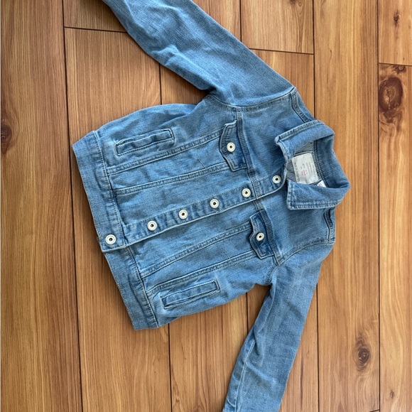 Zara Toddler Girls Jean Jacket Size 3-4 - Picture 2 of 5